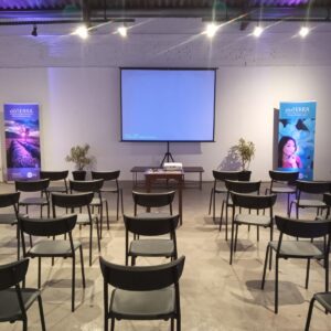 telão e projetor studio on